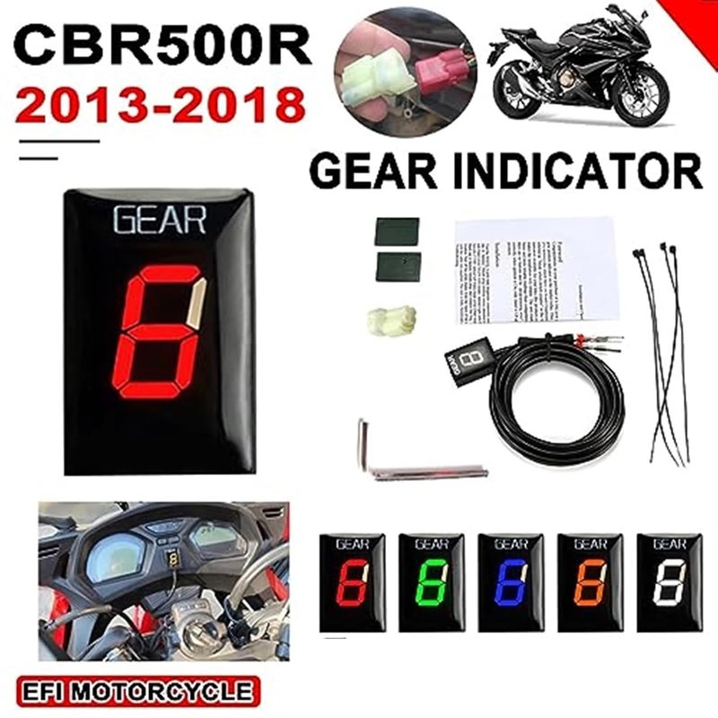 Wivplex 1-6 Speed Gear Display Indicator for CBR Series - Image 3