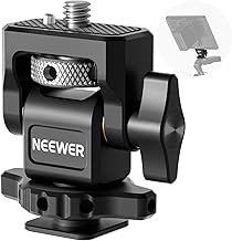 Neewer Neewer NEEWER Field Monitor Holder with Cold Shoe Mount, Anti Twist 1/4" Screw for 5" & 7" Monitor Compatible with  - Image 1