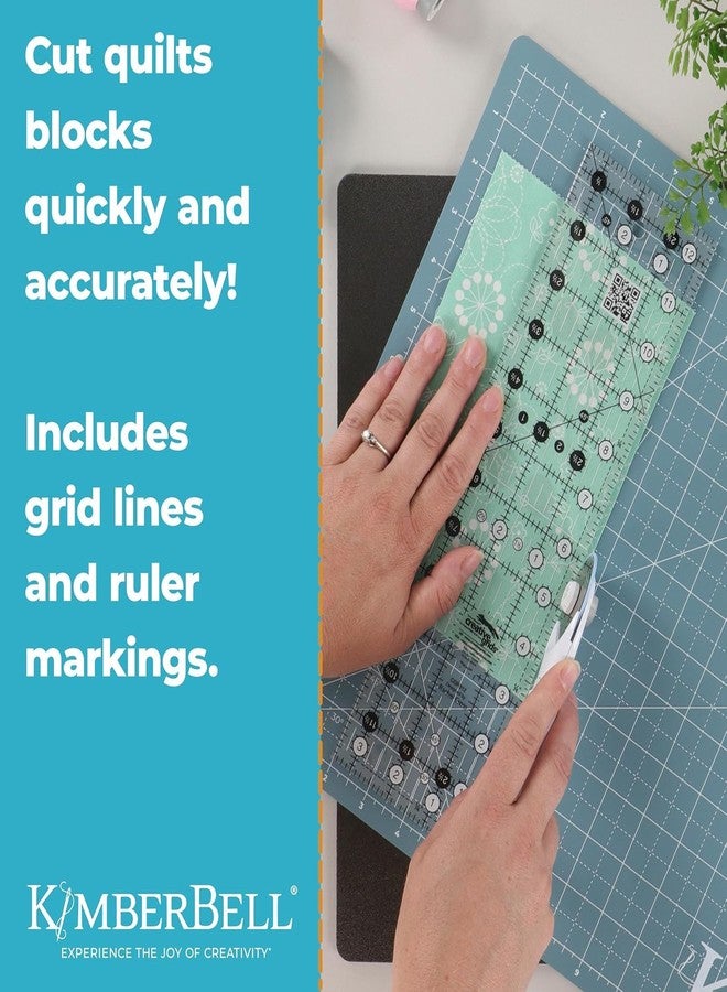 Kimberbell 360 Rotating Cutting Mat - Self Healing Mat for Fabric and Crafts, Rotary Cutting Board for Craft, Rotary Fabric Cutting Mat, Quilting Supplies - Image 4
