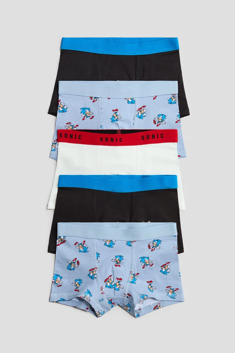 اتش اند ام شورت بوكسر - عبوة من 5 قطع