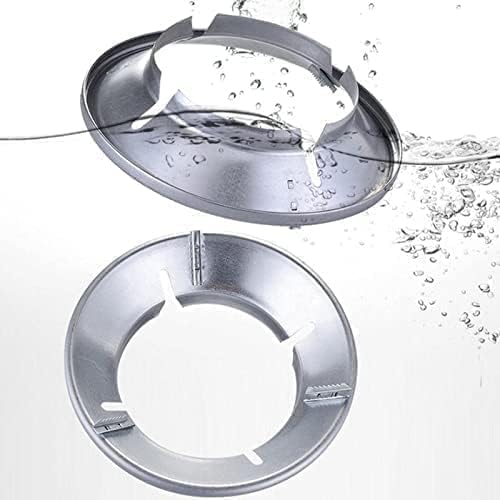 Topec Gas Saver Burner Stand Chula Burner Saver Stand Jali Ring Fire & Windproof Energy Saving, Chula Support Stand 4 Legs Supported For Indian Gas Metal (Silver)(Pack of 2) - Image 4