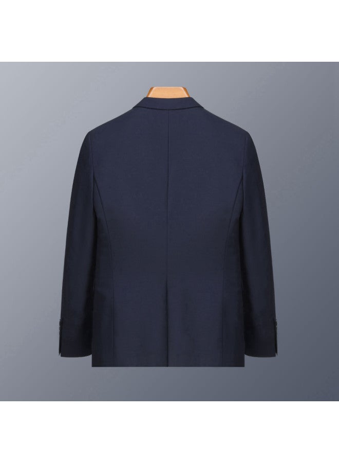 ROMON بدلة رجال عمل كاجوال، سترة كاجوال ضيقة تناسب الرجال ذات زر واحد - Image 3