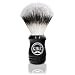KIKC Hand Crafted Shaving Brush for Vegans Synthetic Hair Bristle for Wet Shave Comfortable ABS Handle Black Color Best Gift for Bearded Man - Image 2
