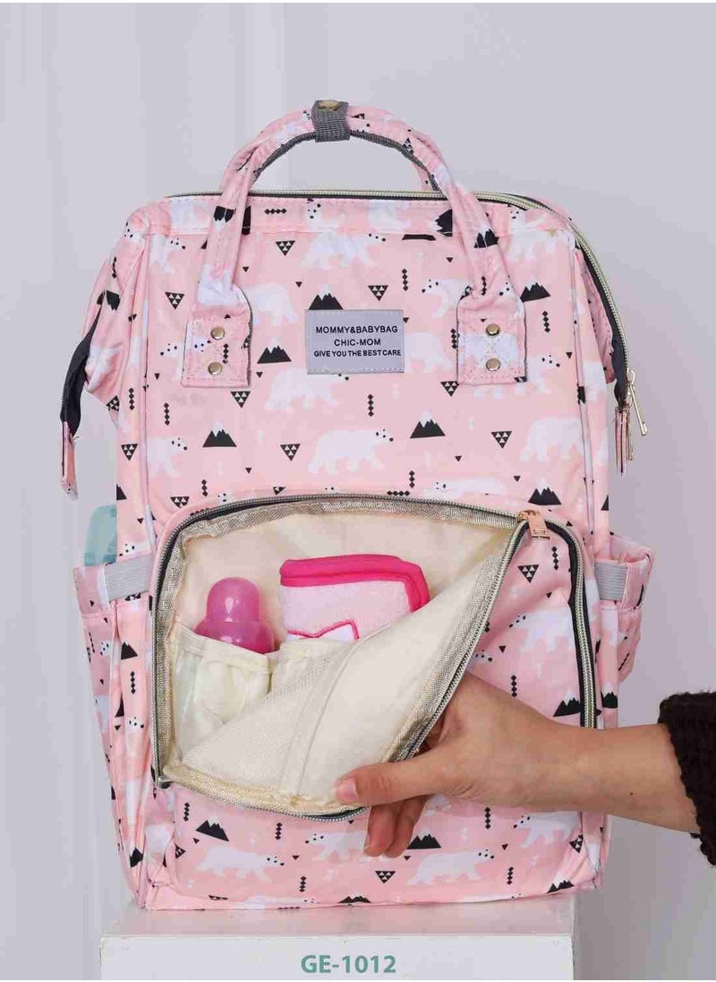 Sunshine Baby Multifunctional Waterproof Baby Diaper Bag Backpack Baby Care Backpack Travel Supplies For Mom (Multi Color)  - Image 3