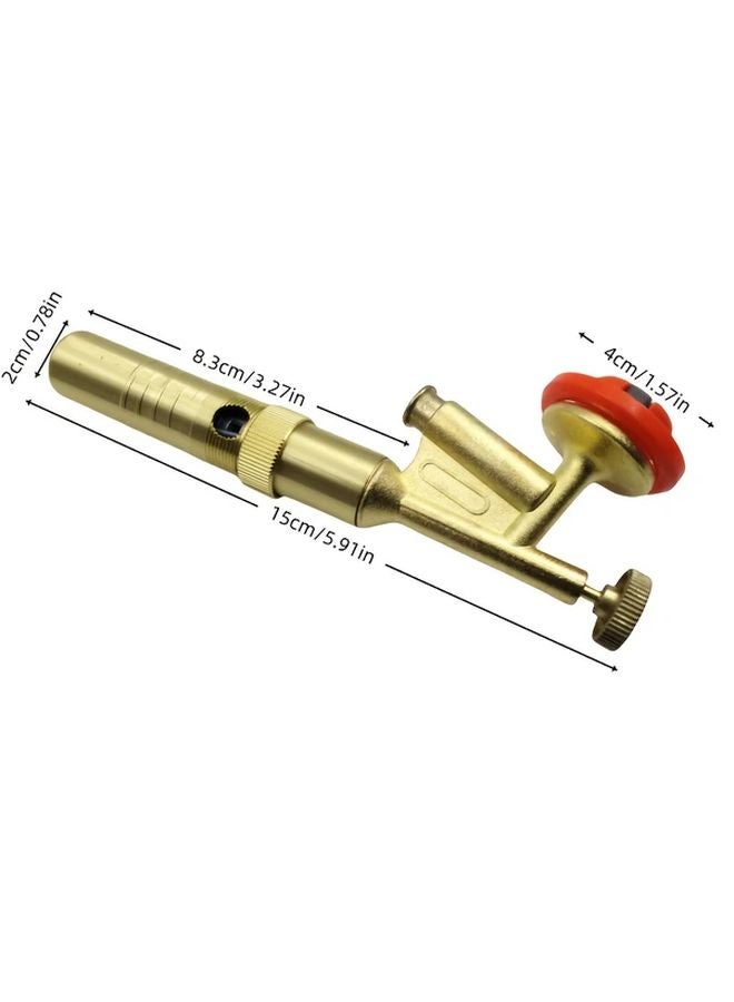 Professional Kitchen Torch Model 809 Golden Red Design for Sushi Caramelizing Baking Grilling Durable Metal - Image 4