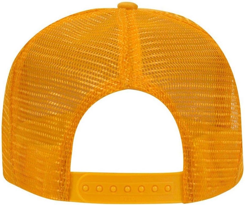 OTTO Polyester Foam Front 5 Panel High Crown Mesh Back Trucker Hat - Image 2