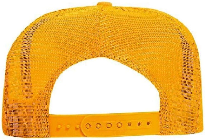 OTTO Polyester Foam Front 5 Panel High Crown Mesh Back Trucker Hat - Image 4