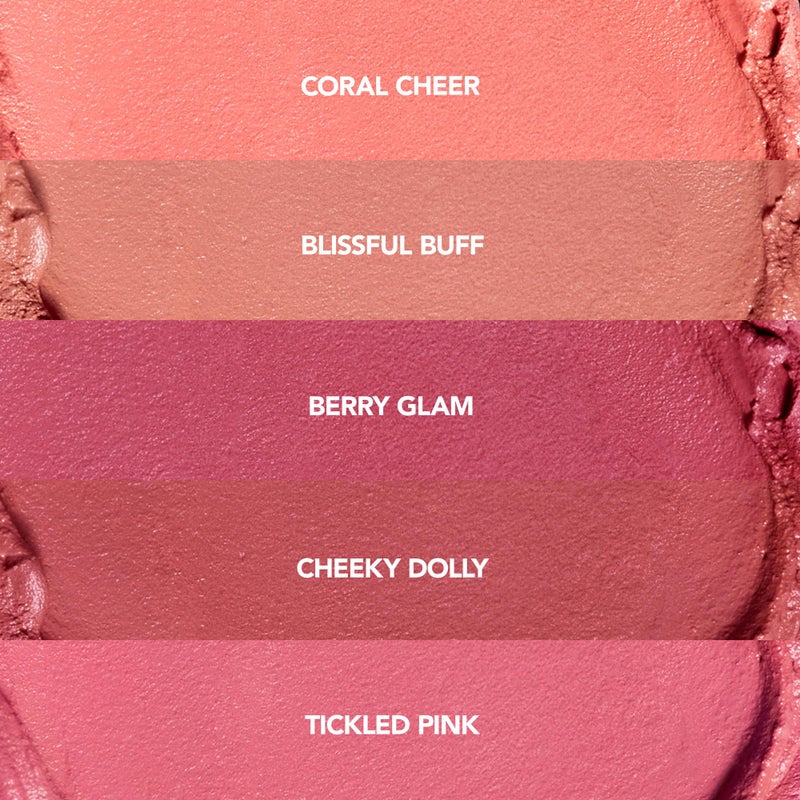 BUXOM Plump Shot Peptide Plumping Blush, Coral Sheer - Image 4