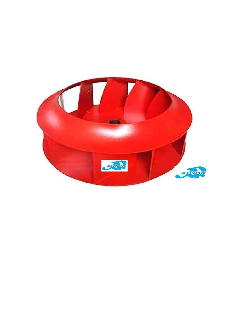 AQSON Blower 4Kw 5.5 Hp 3 Phase Multi-Wing Turbine Carbon Steel Copper Motor Energy-Saving Industrial Fan Barbecue Kitchen Factory Large Public Place  - Image 5