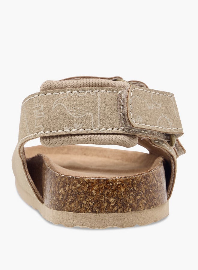 جونيورز صنادل أولاد بطبعة ديناصور مع إغلاق بخطاف وحلقة - Image 4