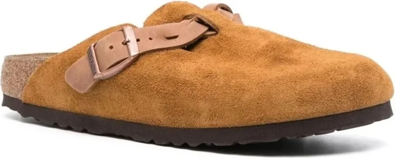 BIRKENSTOCK Boston Vl Braided Brown Women's Slippers
