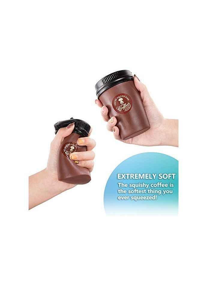 Coffee Design Squishy Toy Scented Stress Relief - Image 3
