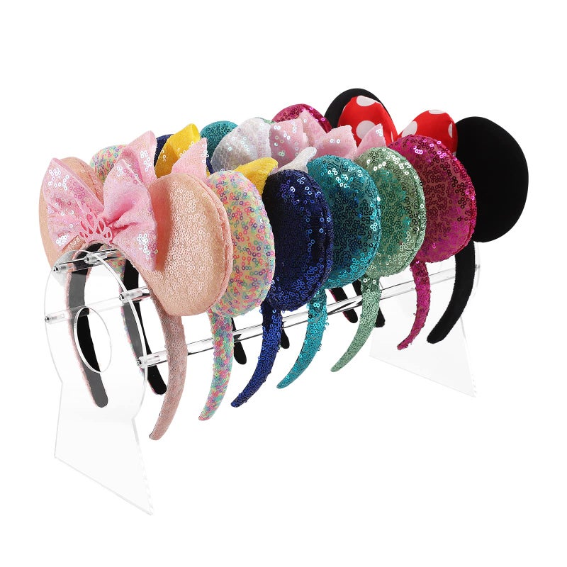 Pengup Heaband Holder OrganizerAcrylic Hair Band Ear Display Stand Jewelry Storage for Show Selling