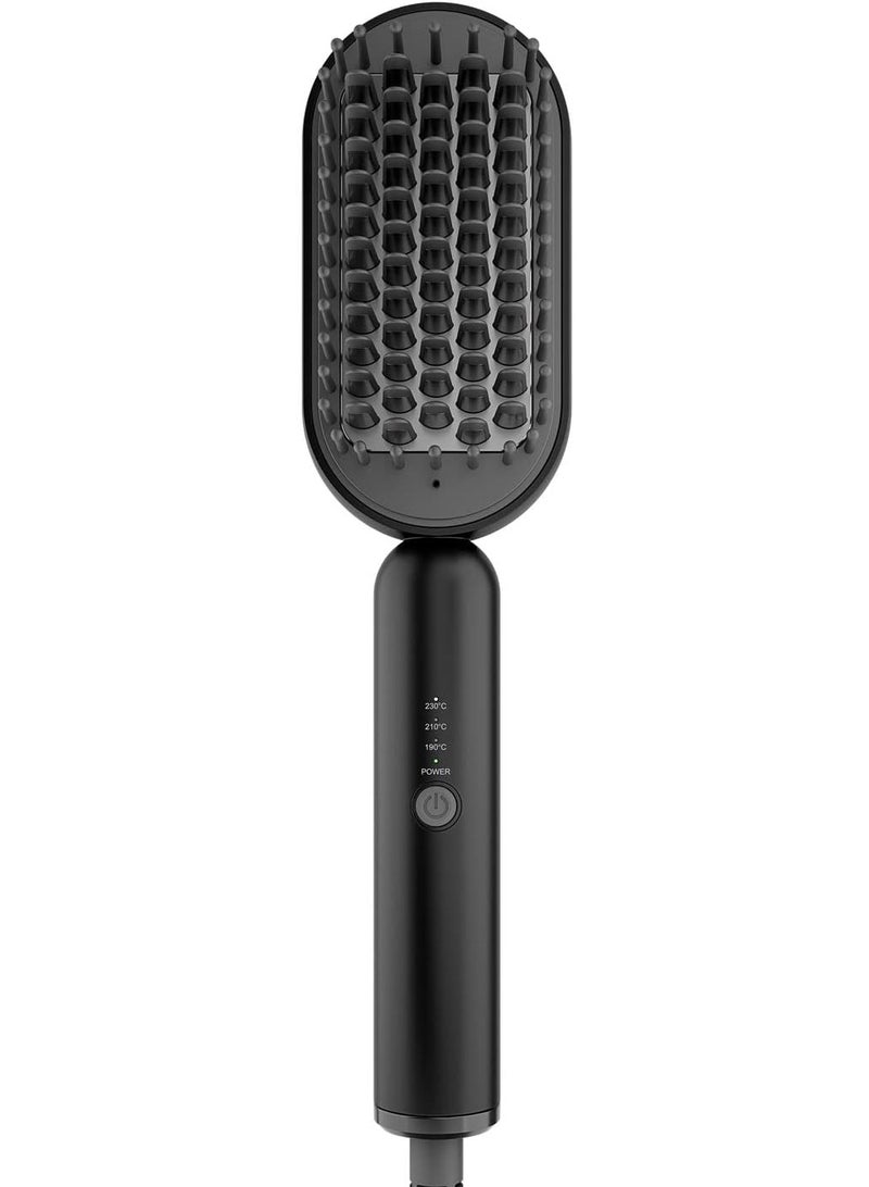 راش براش مشط تورمالين S3 بتقنية الأيونات من راش براش، لون أسود فاتح - Image 5