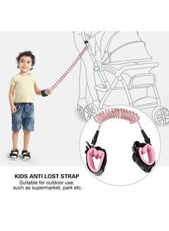 Thoraya Baby Kids Anti-lost Reflective Strap Safety Lock Child Walking Harness Wrist Leash (Pink 2.5m)  - Image 4