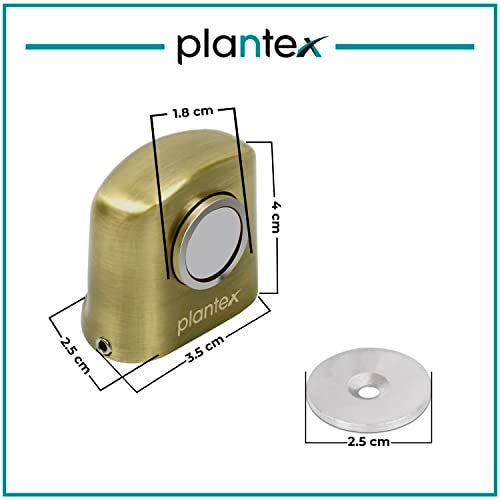 Plantex Door Catch Holder for Home/Office/Hotel/Door Stopper for Home/Magntic Door Stopper/Stops for Main Door - Set of 4 (193-Brass Antique) - Image 3