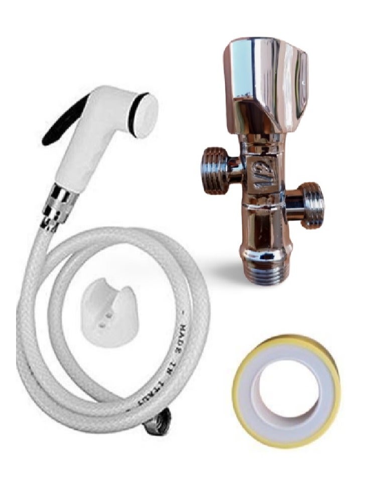 Shams Double outlit  angle valve + bathroom bidet - Image 1
