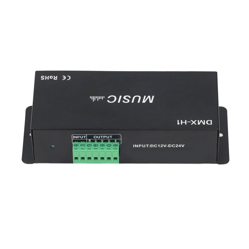 4 Channel DMX Decoder PCB Iron Material Adjustable Design RGB Dimming Controller - Music Mode Dimming Function PWM Signal Decoder for Home Bar Hotel Public Places - Image 3