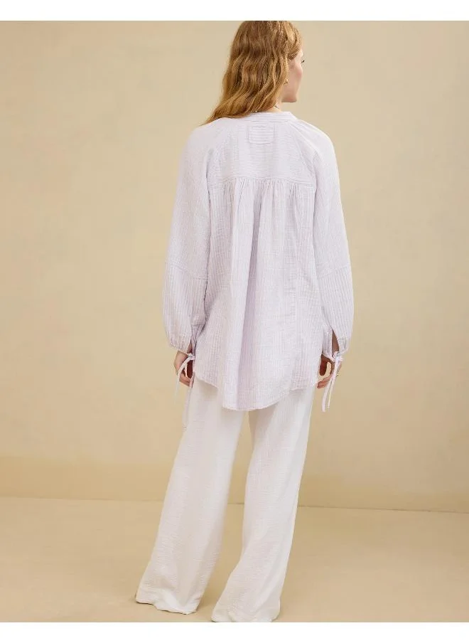 آري من امريكان ايجل Aerie Daybreak Cover Up Shirt
