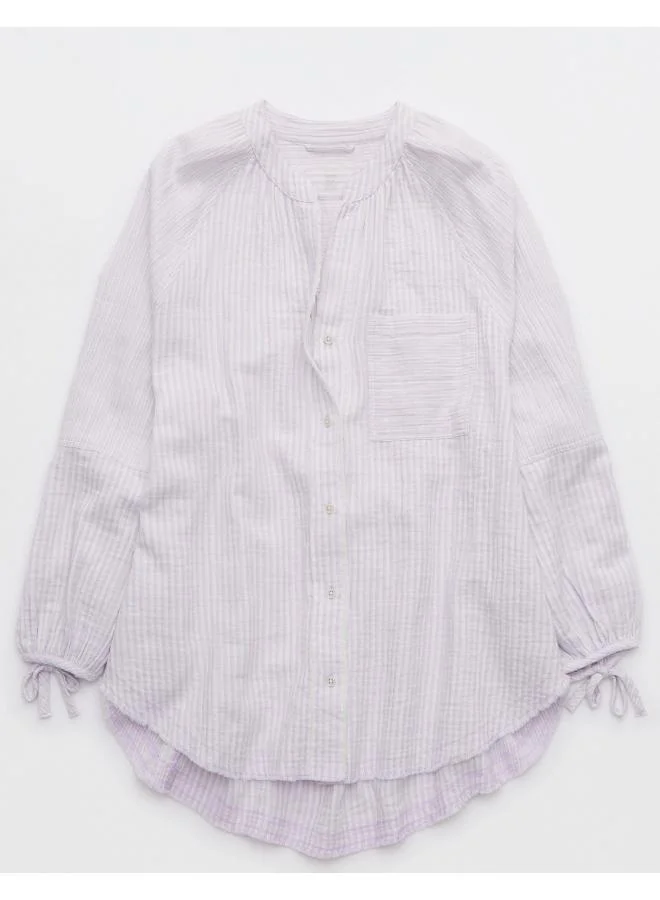 Aerie Aerie Daybreak Cover Up Shirt