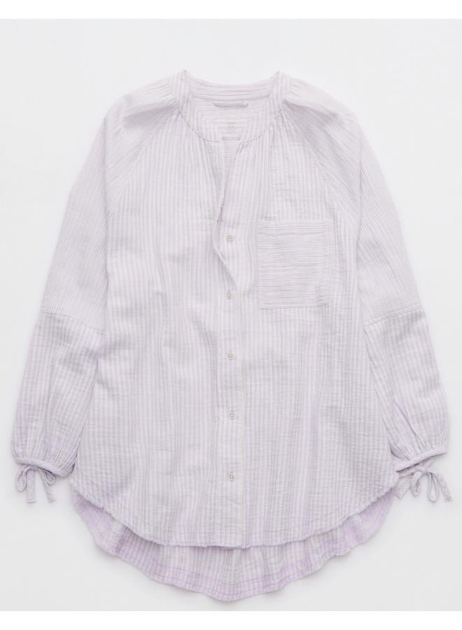 Aerie Daybreak Cover Up Shirt - Image 3