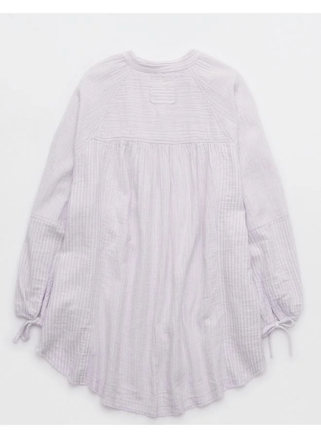 Aerie Aerie Daybreak Cover Up Shirt