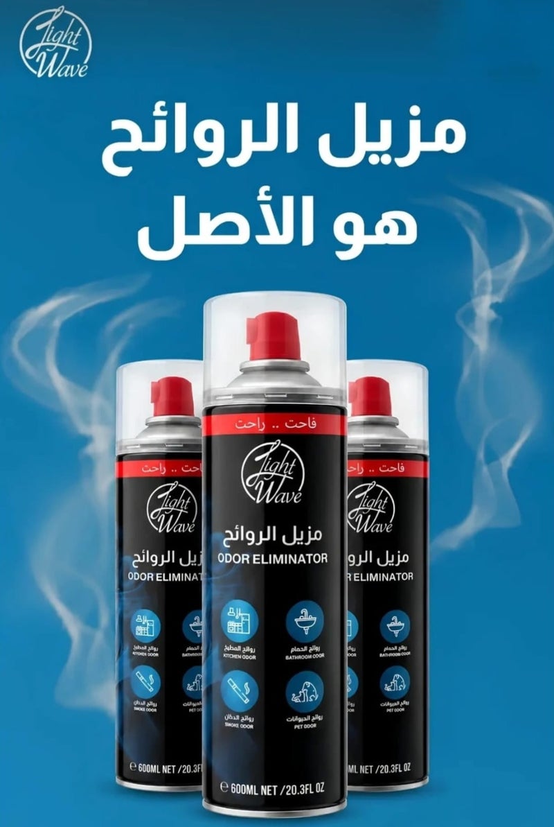 LightWave Odor Eliminator Spray for Kitchen, Bathroom, Smoke, and Pet Odors - 600 ml - 1 pc - Image 1