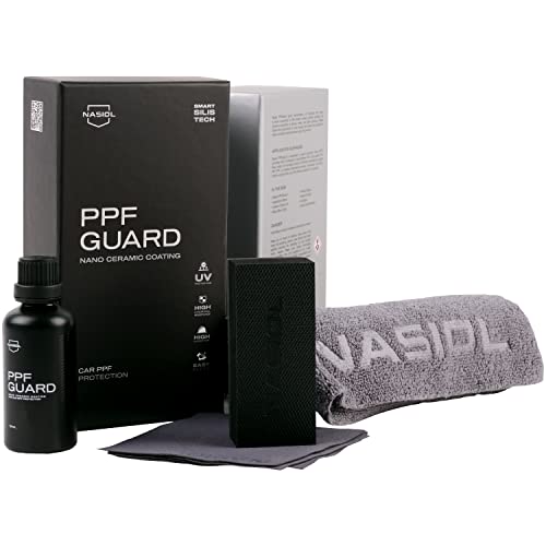 Nasiol PPFGuard Nano Ceramic Coating for Car PPF Protection,50 ml,Super Finish with High Water Repellency,18-Months of Durability - Image 1