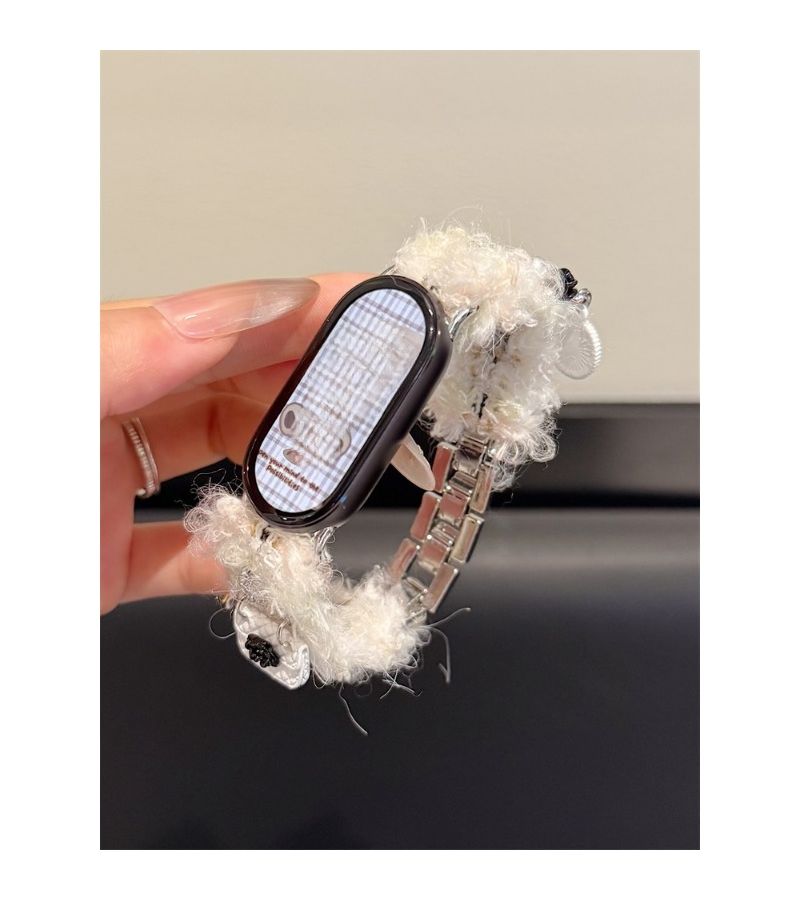 A Cute Autumn Winter Plush Hanging Decoration Watch Strap For Mi Band 8 Pro 9 Pro - Image 1