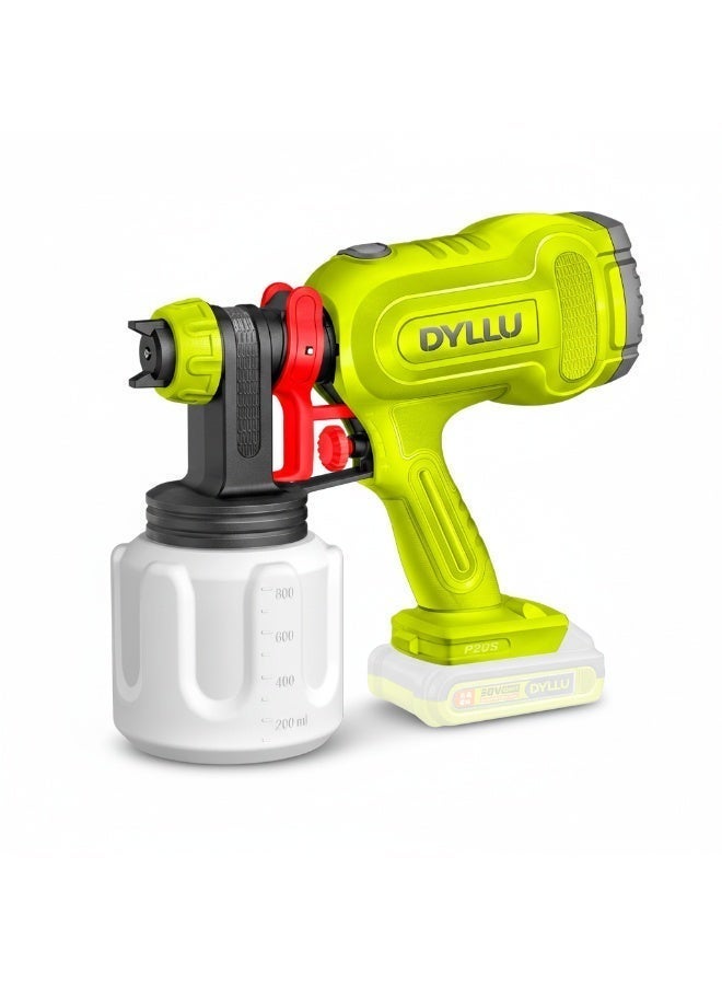 DYLLU P20S 20V Cordless HVLP Paint Sprayer, Lithium-Ion Battery for Home & DIY - Image 1