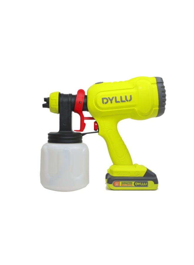DYLLU P20S 20V Cordless HVLP Paint Sprayer, Lithium-Ion Battery for Home & DIY - Image 5