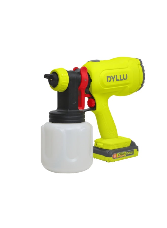 DYLLU P20S 20V Cordless HVLP Paint Sprayer, Lithium-Ion Battery for Home & DIY - Image 4