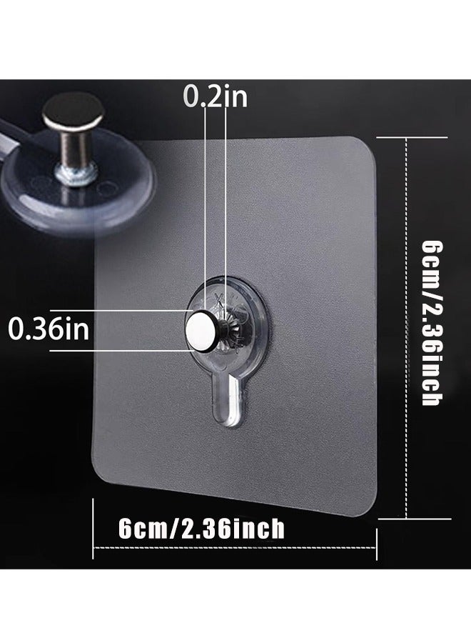 12 Pcs Nail Free Wall Hangers,Picture Hangers Without Nails, Wall Hooks Adhesive for Hanging for Kitchen, Bathroom, Home - Image 2