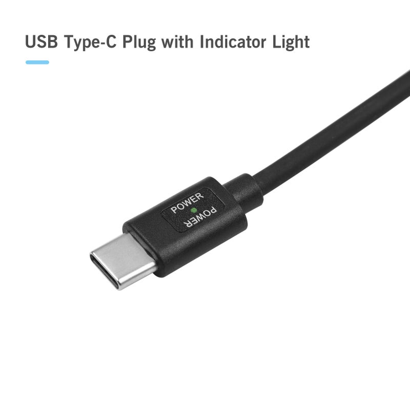 كبل طاقة USB C إلى D-Tap: مدخل 15V Pd3.0، مخرج 15V D-Tap - كبل نابلي مرن ومدوّل بطولات 100 سم لشحن بطاريات V-Mount عبر مصادر طاقة Pd - Image 2