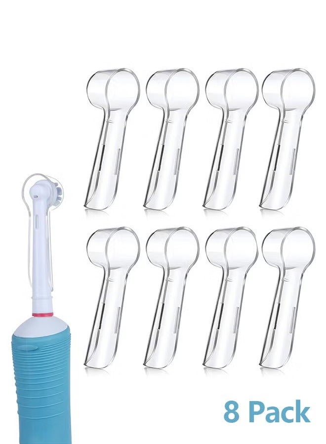 Bukela 8-pack Electric Toothbrush Covers, Brush Heads, Protective Covers, Reusable Electric Toothbrush Head Covers, Replacement Brush Head Covers, Dustproof, Suitable for Travel, Camping, Home, School  - Image 1