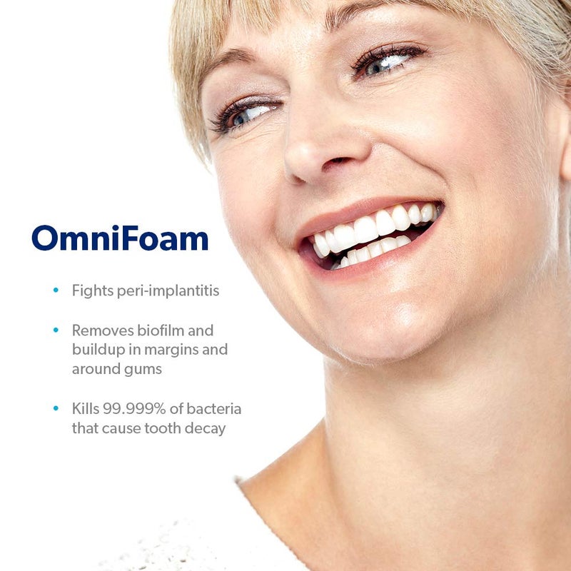 Eversmile OmniFoam Dental Cleaner â€“ Cleaning Foam for Implants, Crowns, and Bridges â€“ Pack of 2, 50ml Bottle - Image 4