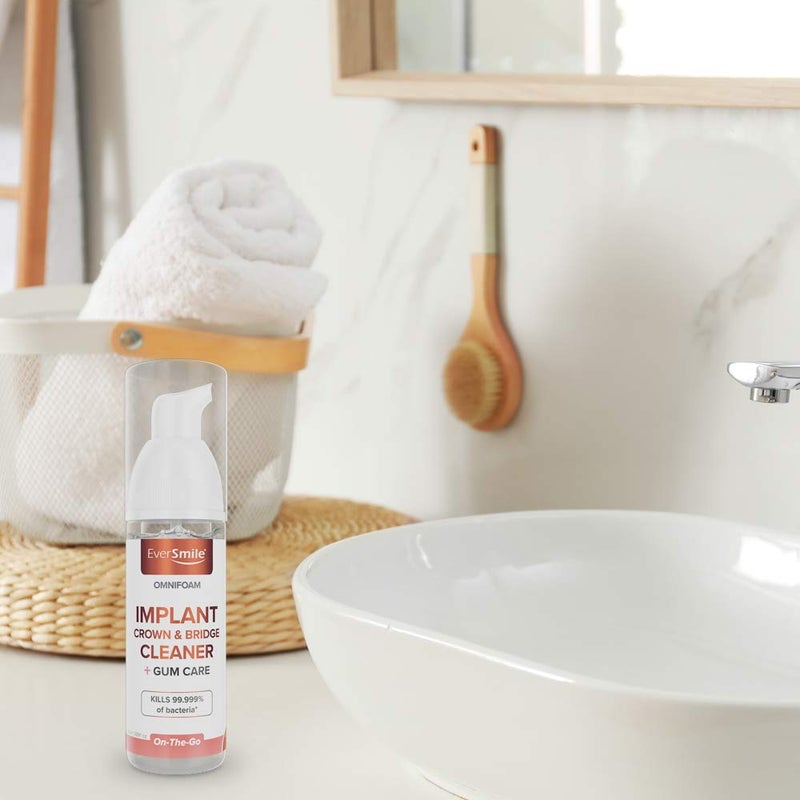 Eversmile OmniFoam Dental Cleaner â€“ Cleaning Foam for Implants, Crowns, and Bridges â€“ Pack of 2, 50ml Bottle - Image 5