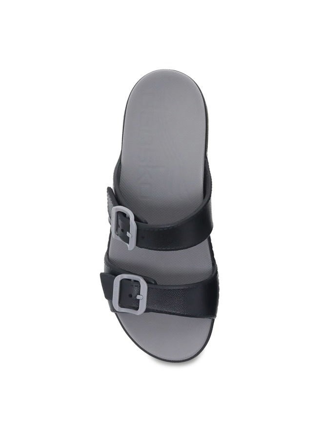 Dansko Women's Kandi Slip On Sandals - Lightweight and Cushion Comfort with Arch Support, Black, 7.5-8 - Image 2