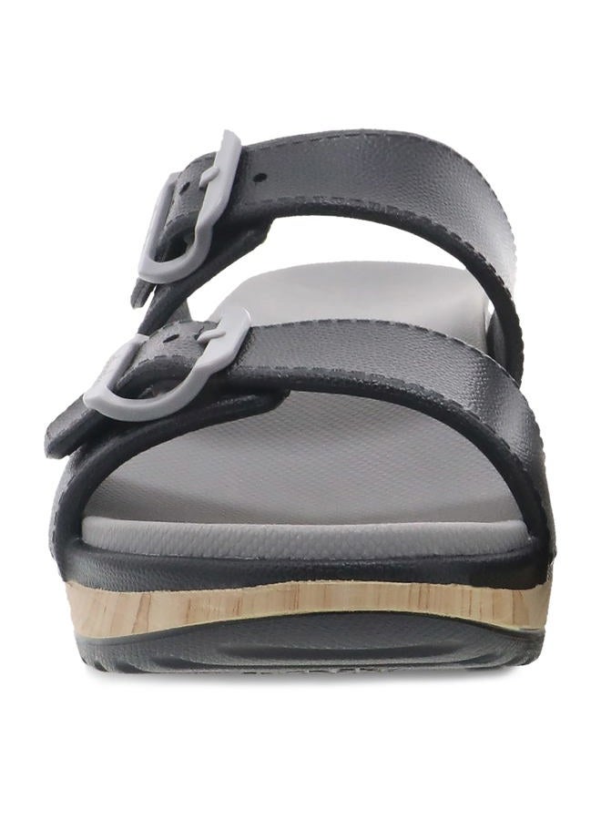 Dansko Women's Kandi Slip On Sandals - Lightweight and Cushion Comfort with Arch Support, Black, 7.5-8 - Image 4