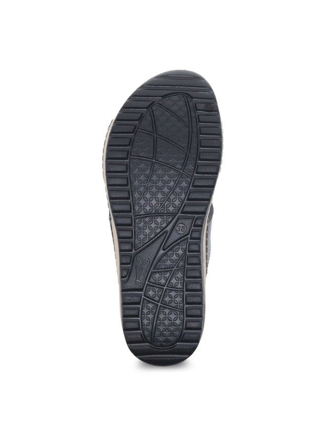 Dansko Women's Kandi Slip On Sandals - Lightweight and Cushion Comfort with Arch Support, Black, 7.5-8 - Image 3