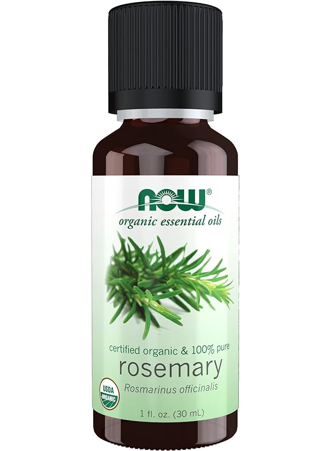 now Solutions Organic Essential Oils Rosemary 1 Fl. Oz. 30 ml - Image 1