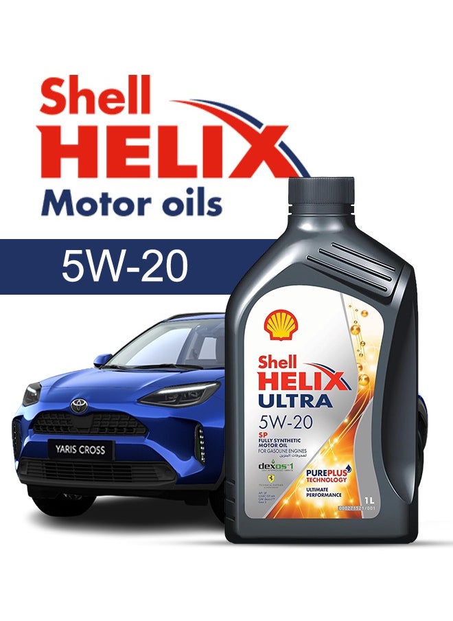Shell Engine Oil – For TOYOTA Yaris V4 2024 - 2020، 4 Liter، viscosity 5w20 Shell - With Engine Oil Filter - 2020 2021 2022 2023 2024 