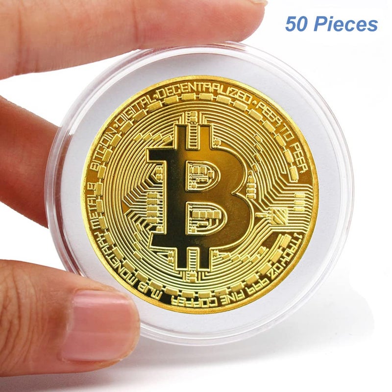Befantasway 50 قطعة من كبسولات العملات البلاستيكية الشفافة، علبة جمع العملات بحجم 5 مع حشوة قابلة للتعديل لجمع العملات الأمريكية سيلفر إيجل ليبرتي وعملة JFK نصف دولار وبيتكوين (19/21/25/30/40 مم) - 50 قطعة - Image 4
