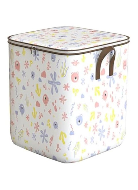 Clothes Storage Bags Large Capacity, 2 Pack 100L Closet Organizers and Storage Bins, Foldable Wardrobe Storage Toy Containers Box with Lids and Handles for Blanket Comforter Clothing