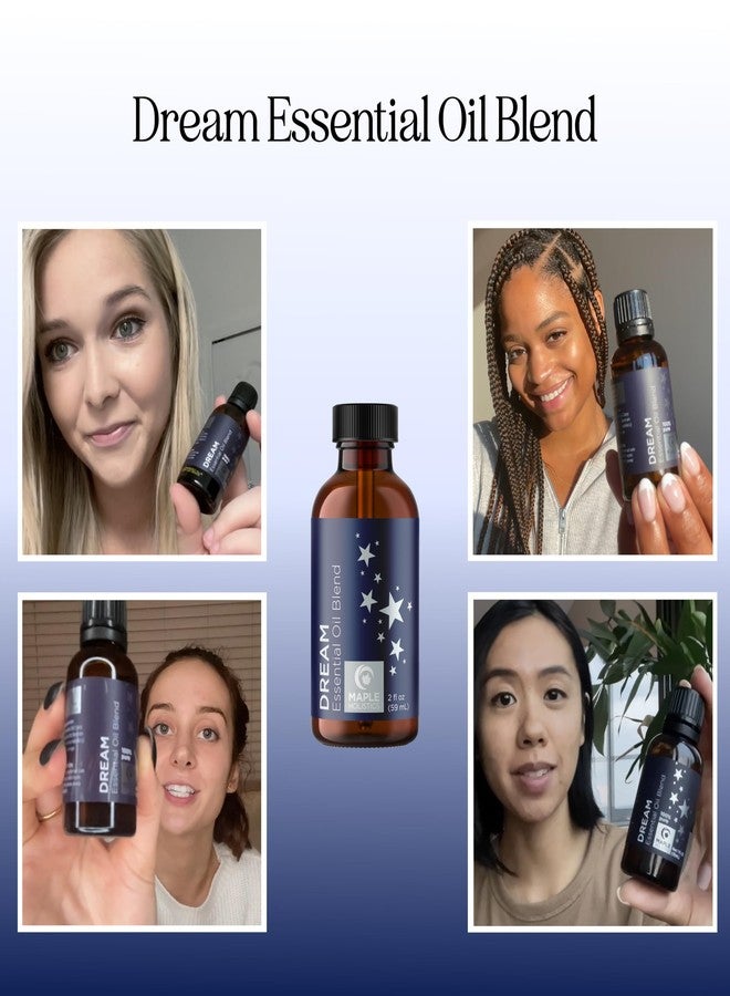 Maple Holistics Sleep Essential Oil Blend for Diffuser - Dream Essential Oils for Diffusers Aromatherapy and Relaxation with Clary Sage Ylang-Ylang Roman Chamomile and Lavender for Sleep Time Support (2 Fl Oz) - Image 4
