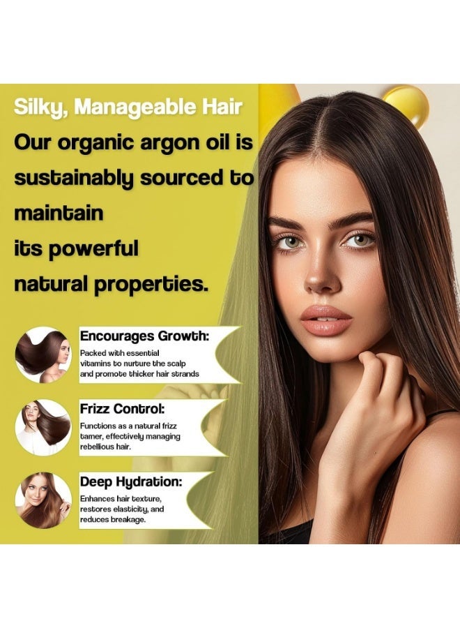 DR.MEINAIER 118ml Argan Oil Whitening Moisturizing Oil for Hair Face and Body Care Remove Wrinkles Moisturizing Hydrating Repairing Smooth Fine Lines Nourishing Oil - Image 5