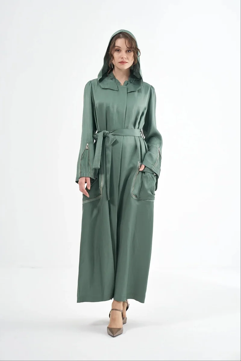 MissWhence  The Ivory Oasis Overcoat - Stone for Women | Best Price UAE