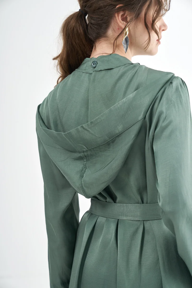 MissWhence  The Ivory Oasis Overcoat - Stone for Women | Best Price UAE