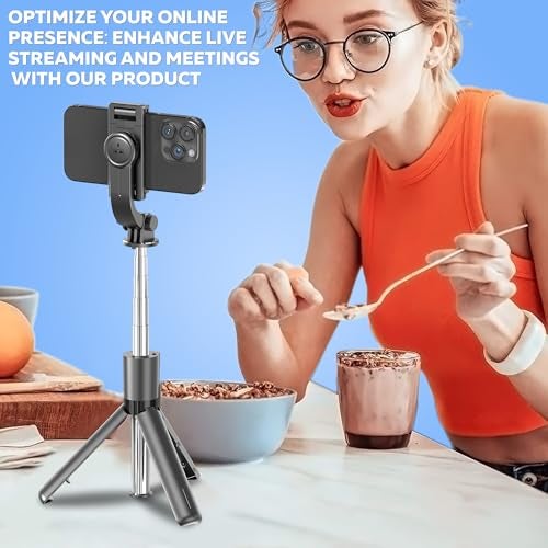 WeCool عصا سيلفي WeCool S1 مع حامل ثلاثي، تصميم متعدد الوظائف 3 في 1 مع جهاز تحكم عن بعد لاسلكي قابل للفصل، حامل هاتف محمول محمول وخفيف الوزن للتصوير الفوتوغرافي، التصوير الفوتوغرافي، آيفون وأندرويد - Image 2