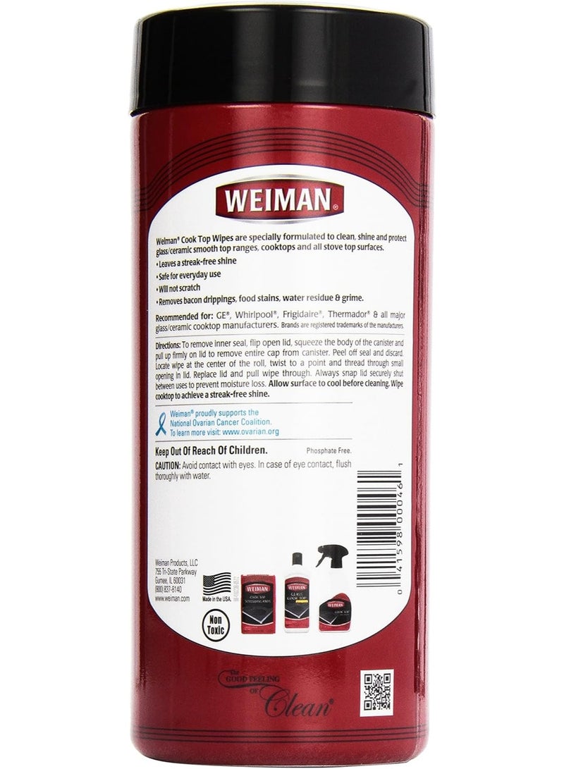 Weiman Cooktop Quick Wipes, 30 ct - Image 2